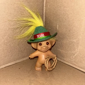 TEXAS COWBOY Troll WISHNIK UNEEDA Doll Horse Shoe - Picture 1 of 5
