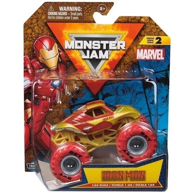 Monster Jam, Marvel 1:64 Scale Die-Cast Monster Truck Toy Vehicles | Styles Vary - Image 1 of 4