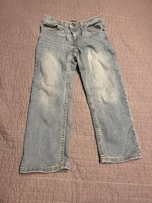 ARIZONA Boys Original Straight Leg Jeans W/Adjustable Waist  Sz 7 NWT FREE SHIP - Image 1 of 4