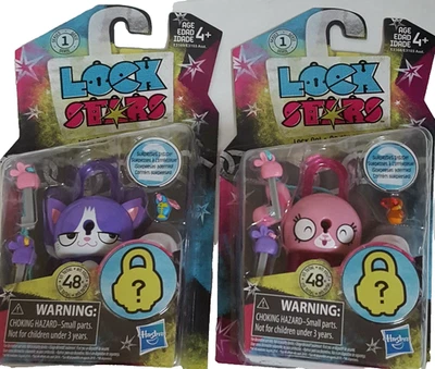 Lote 2 Hasbro Lock Stars Series Pink Purple Princess 2017 Foto 1 de 4