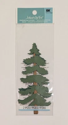 JOLEE'S BOUTIQUE Jolee's Dark Green Pine Trees Mini Pack Of Scrapbooking Embellishments