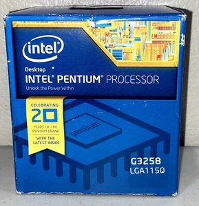 INTEL Prentium Processor G3258 3.2 GHZ 3MB LGA1150 Brand New - Picture 1 of 2