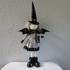Muñeca de peluche Halloween bruja niña decoración 27" - Imagen 1 de 4