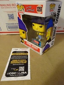 Ken Wheaton Signed & Sketched The Simpsons Jimbo Jones Funko Pop JSA COA - Picture 1 of 11