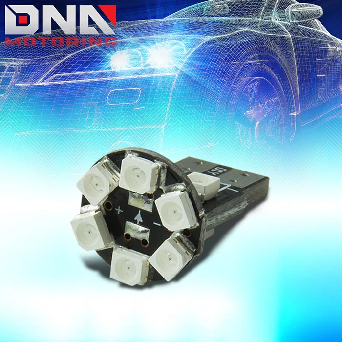 10 SMD 10SMD T13 W5W 194 168 REDONDO LED ROJO INTERIOR CÚPULA/MAPA COCHE BOMBILLAS Foto 1 de 1