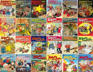 1948 - 1956 paquete de cómics Abbott and Costello - 24 libros electrónicos en CD - Imagen 1 de 3