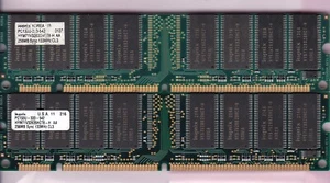 512MB 2x256MB PC-133 HYNIX HYM71V32635HCT8-H AA Memory Kit 32Mx64 PC133 SDRAM - Picture 1 of 5