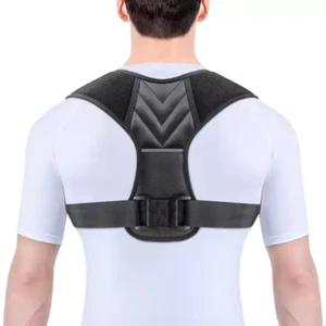 Posture Corrector Back Body Brace Adjustable Lumbar Shoulder Spinal Belt Support - Picture 1 of 8