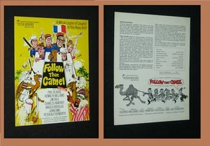 Originl CARRY ON FOLLOW THAT CAMEL Press Screening Program PHIL SILVERS Jim Dale - Picture 1 of 3