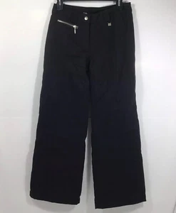 Pantalones de esquí para nieve aislados NILS para mujer talla 2 pequeños bolsillo con cremallera negros excelentes - Imagen 1 de 12