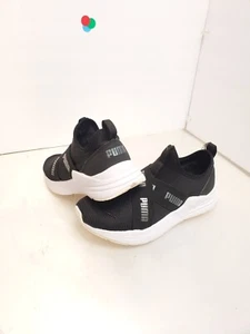 Puma Girls Wired Run 381623-01 Black Running Shoes Sneakers Size us 6c - Picture 1 of 7
