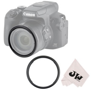 58mm Metal Lens Filter Adapter Ring for Canon SX540 HS SX70 HS SX60 HS SX50 HS