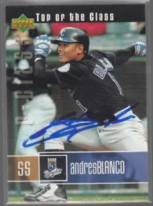 Andres Blanco 2004 Oberdeck R-Klasse #170 Rookie Top TTM/IP signiert signiert handsigniert - Bild 1 von 2