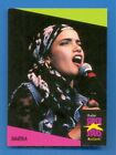 MARTIKA.PROSET SUPER STARS MUSIC CARD No.84.SIZE 9 x 6.5cms ISSUED 1991