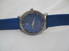 "XI New" Watch, Shiny Blue Buckle Band, WORKING!