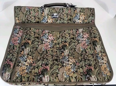 Tapiz bolsa de viaje vintage floral Jordache Foto 1 de 4