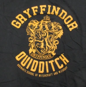 Harry Potter - T-Shirt Grifondoro Quidditch (Nero) Taglia: XL (100% Cotone) - Foto 1 di 3