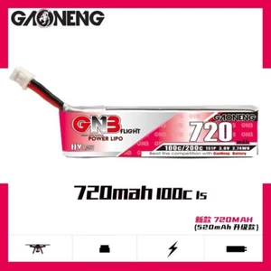 1s HV3.8v LiPo 720mah 100c/200c Battery Mobula Drone Whoop FPV - Foto 1 di 6