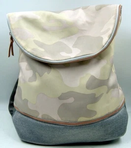 Stella & Dot Crush It Womens Bag Blush Gray Camouflage Adjustable Strap Backpack - Picture 1 of 20