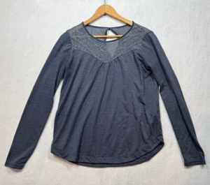 Kuhl Tunic Top 8425 Dusty Blue Long Sleeve Shirt Keyhole Back Women's Medium M - Bild 1 von 10