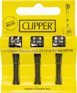 Clipper Rueda de Fricción Zündsystem Con Sílex / Flint - 3 Piezas - Nuevo - - Bild 1 von 1