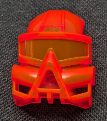 Lego Bionicle Mask Kaukau 32571 Trans Neon Orange Excellent Condition - Image 1 of 2