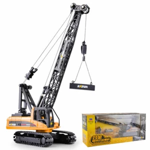 Grúa sobre orugas modelo de vehículo de construcción 1:50 juguetes diecast para niños niños regalos - Imagen 1 de 10