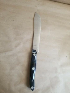 VTG 1989 CUTCO 1722 Butcher Knife Brown Orange Swirl 14"inches. - Picture 1 of 8