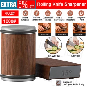 Rolling Knife Sharpening System Sharpener Made Easy 15&20 Degree Sharpening NEW - Picture 1 of 12