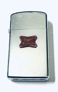 Vintage Miller High Life Zippo Slim Feuerzeug Müller Bier - Bild 1 von 10