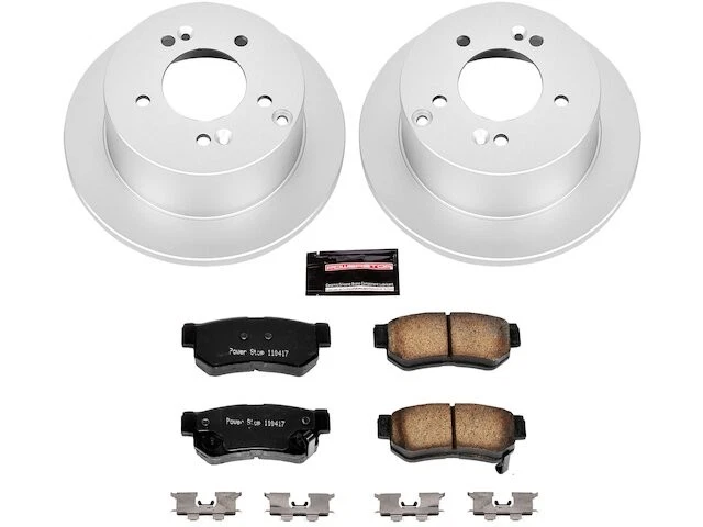 Kit de pastillas de freno trasero y rotor para Hyundai Tucson 2005-2009 2006 2007 2008 PB862XW Foto 1 de 1