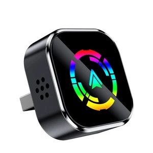 Auto Adapter USB Car Dongle Connect Box 2 in 1 Mini Box Wireless Carplay Android - Picture 1 of 23