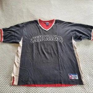 Vintage 1990s Champion Tshirt Mens Plus 2XL Chicago Bulls Embroidered Patches - Picture 1 of 15