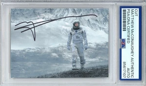 Foto de película interestelar firmada por Matthew McConaughey corte certificado de autenticidad PSA ADN autógrafo - Imagen 1 de 2