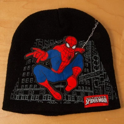 Gorro Cómic Negro Spider-man - Marvel Disney Juvenil Talla Nerdhaven Foto 1 de 3