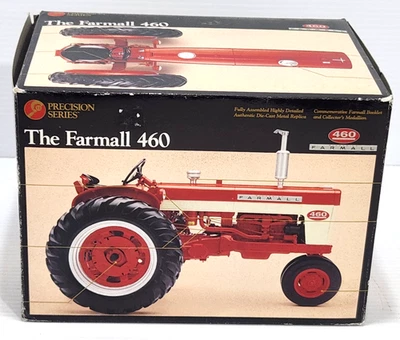 Tractor Ertl Precision Series Farmall 460 1958 detalles clásicos #4355 Foto 1 de 4