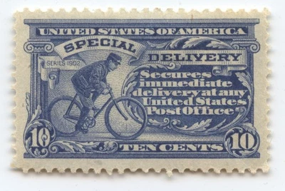Sello de entrega especial 10c Scott #E11 E11 1917 de Estados Unidos 10 diez XF MH USPS OG Foto 1 de 3
