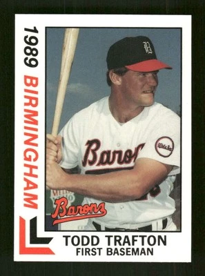 1989 Best Birmingham Barons 19 Todd Trafton BXCP28 - Image 1 of 2