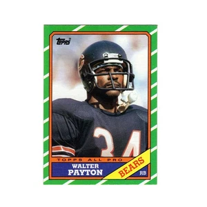 1986 Topps Football Card #11 - Walter Payton - HOF All-Pro - Bears RB - NRMT/MT - Picture 1 of 2