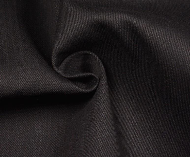 11oz Black X Black Jeans Cloth Wholesale Unbleached Slub Denim Material W287229n - Image 1 of 4
