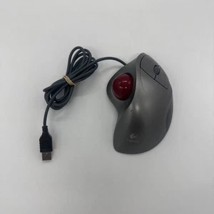 Logitech T-BB18 Trackman Wheel Trackball Mouse USB Wired Tested Working - Picture 1 of 6