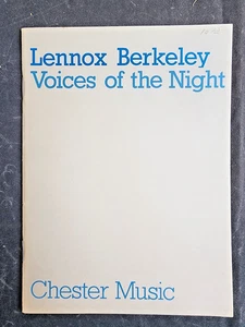 Lenox Berkeley Voices of the Night - Partitur - Bild 1 von 5