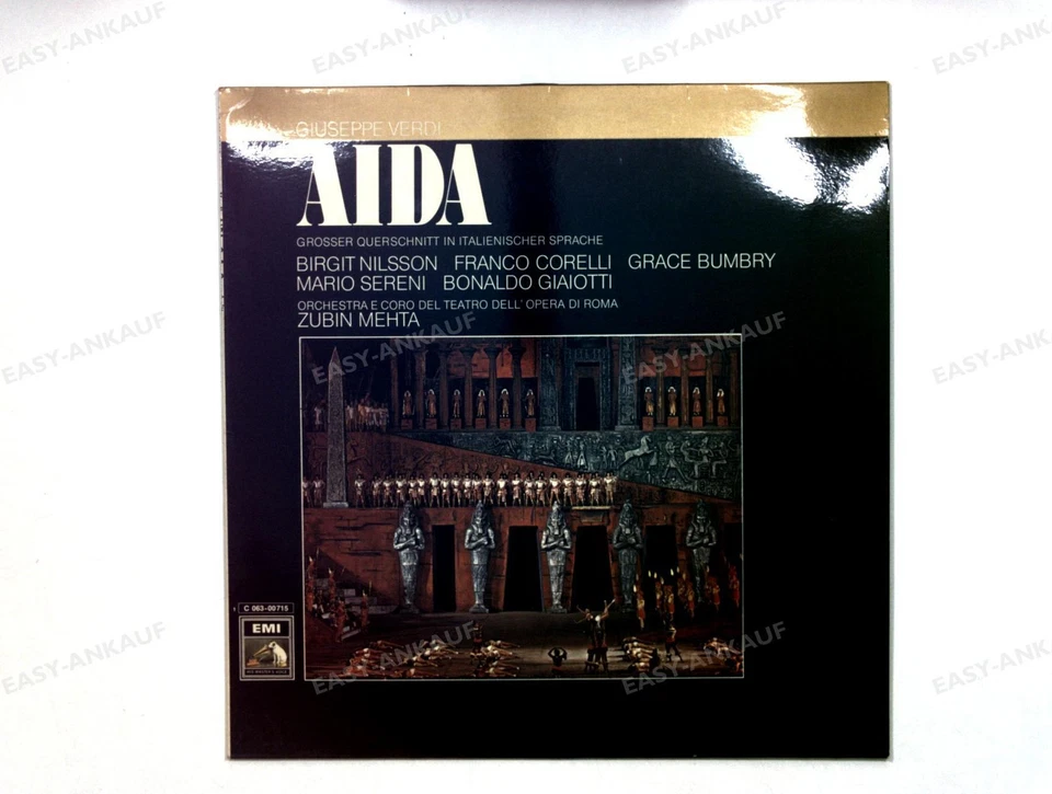 Verdi, Birgit Nilsson, F. Corelli, G. Bumbry... - Aida Highlights LP 1986 '* - Image 1 of 1