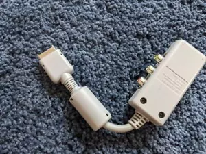 PS1 Official AV ADAPTOR SCPH-1160 SONY Playstation for SCPH-5500 Body Only Japan - Picture 1 of 6