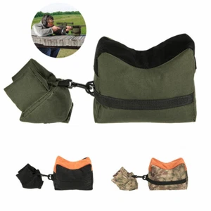 Bolso de arena delantero y trasero sin llenar pistola de rifle bolsa de descanso banco soporte para caza - Imagen 1 de 7