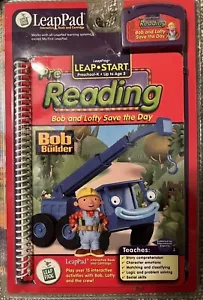 Leap Pad Leap Frog Leap Start Bob & Lofty Save The Day Reading Bob The Builder - Picture 1 of 2