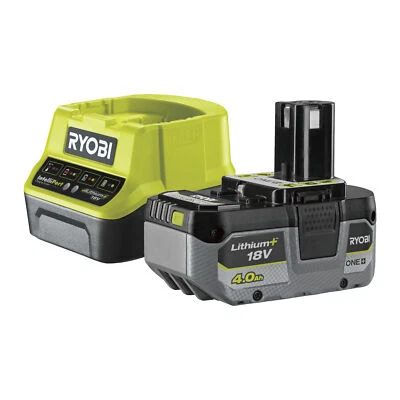 Kit Cargador Batería Ryobi RC18120-140 18V UNO+ 1x4.0 Ah Foto 1 de 2