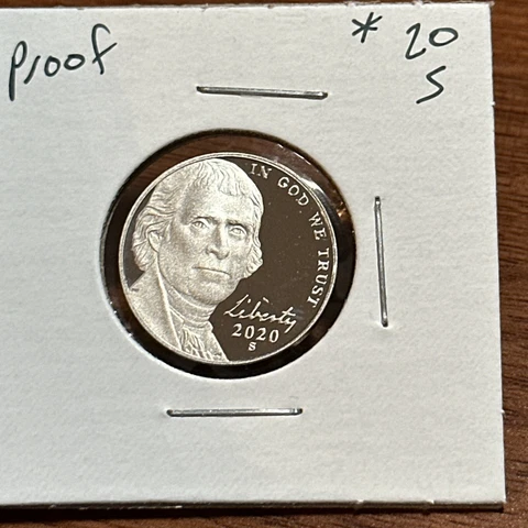 2019 S Jefferson Nickel US Mint Proof Set Free Shipping Cover