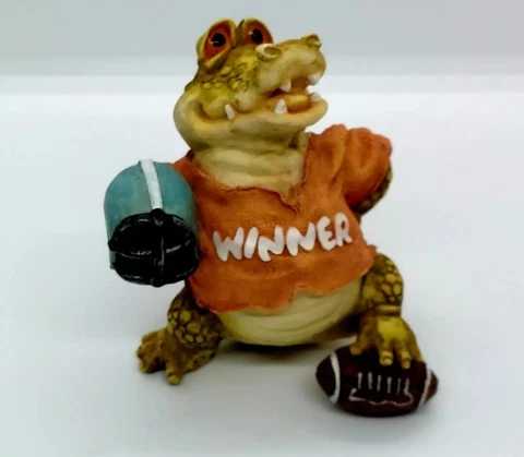 Vintage Ceramic  "Gators" College Football  Mascot Figurine Cover