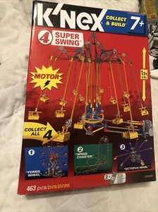 K'NEX Collect & Build 4 Super Swing, 463 Pieces, 12072 New Sealed - Picture 1 of 7